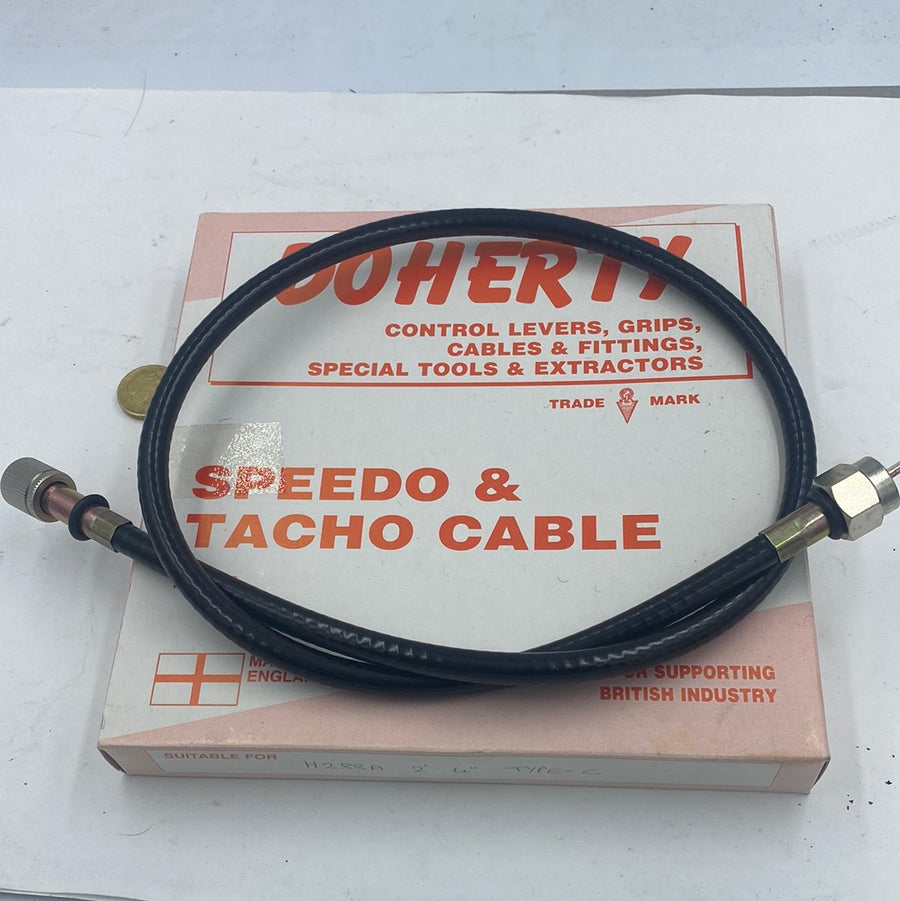 H288A - TRIUMPH TACHO CABLE 2FT 4 1966/70